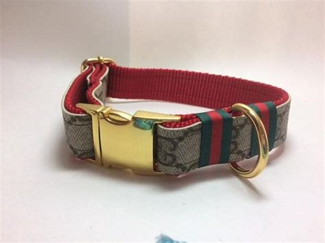 green gucci collar|authentic gucci dog collar.